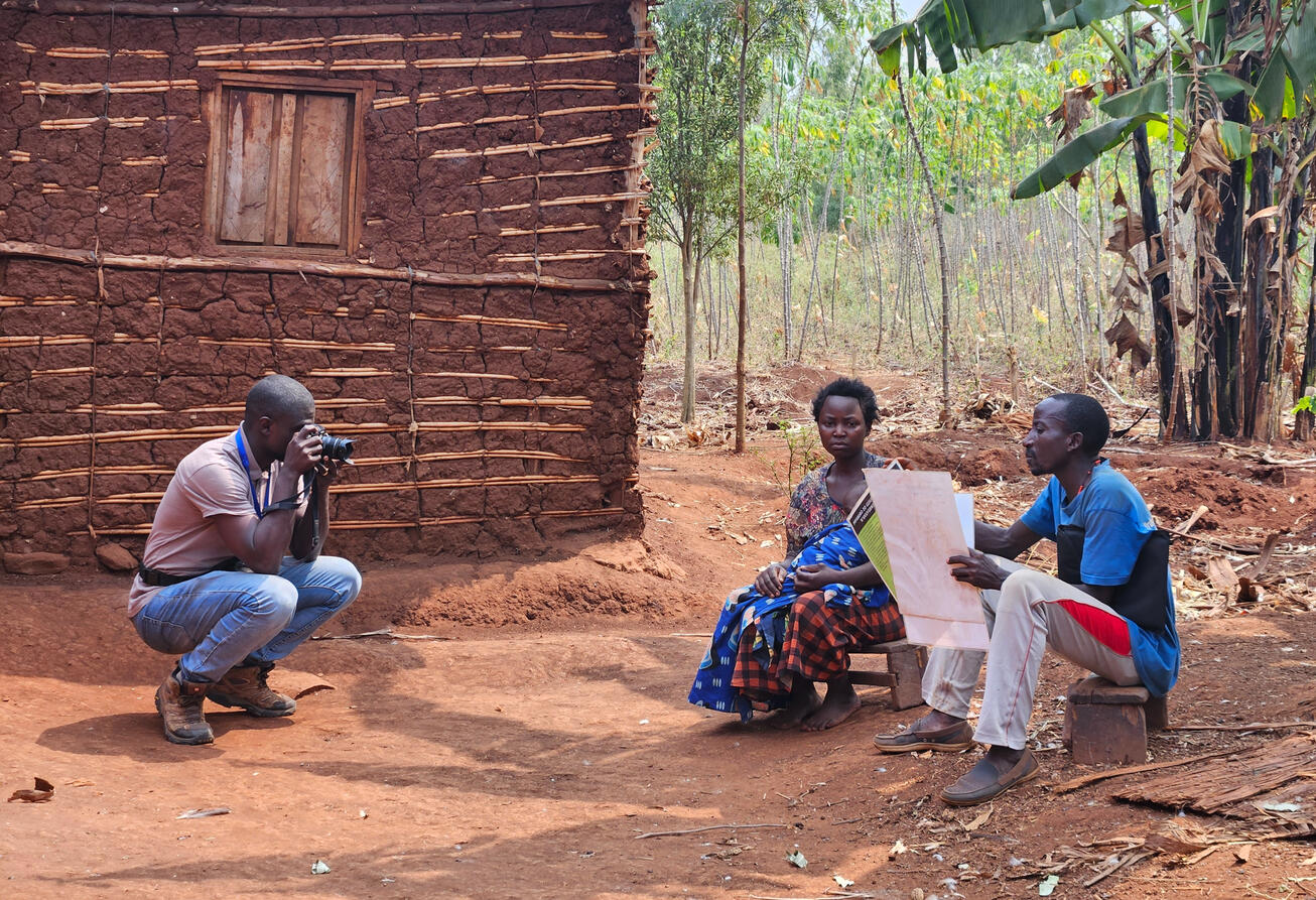 Editorial work in Burundi